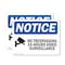 Signmission No Trespassing 24-Hour Video OSHA Notice Sign, Plastic, 14in W x 10in L, 2PK OS-2PACK-NS-P-1014-L-14904 - alternate 1